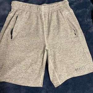 NOBULL lightweight knit gray heather men’s shorts